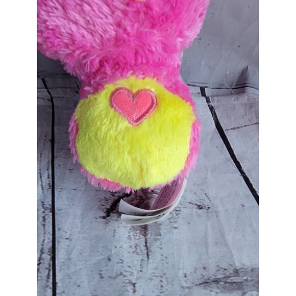 Hatchimals 6in Snail Big Blue Glitter Eyes Pink Plush Stuffed Animal - Picture 2 of 8